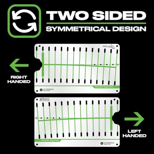 BACK 2 BASICS Golf Putting Mirror Compact Dual-Sided Alignment Trainer Tool - style: Pro Path Putting Mirror