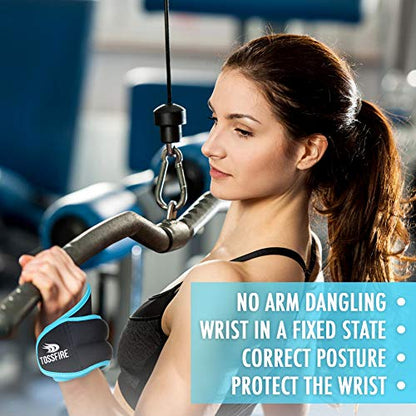 Comfecto Wrist Weights with Thumb Loops Lock, 1lb*2 2lbs*2 for Running, Strength Training, Walking, Exercises, Gym, Cardio, Men, Women