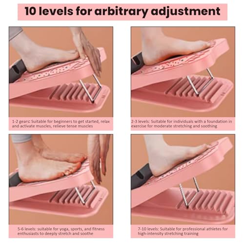 Calf Stretcher Slant Board 13-Level Adjustable Foldable Stretching Ramp with Magnets for Plantar Fasciitis Achilles Stretch Achilles Stretcher Ankle Balance Board Ankle - color: Style-1