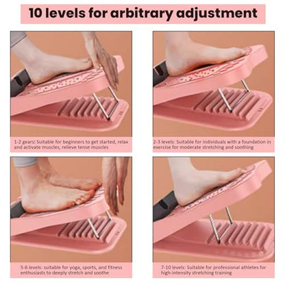 Calf Stretcher Slant Board 13-Level Adjustable Foldable Stretching Ramp with Magnets for Plantar Fasciitis Achilles Stretch Achilles Stretcher Ankle Balance Board Ankle - color: Style-1
