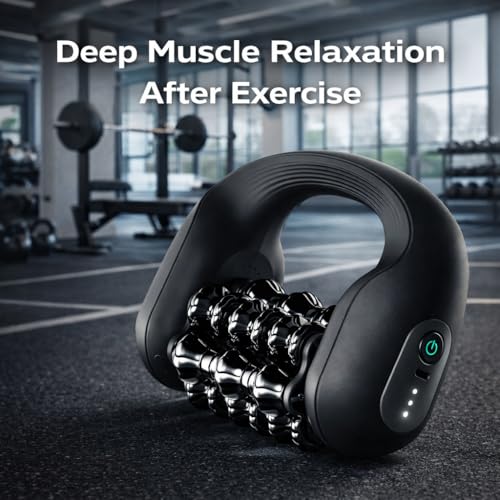 Electric Muscle Roller for Post-Workout Recovery, Deep Rolling Massager
