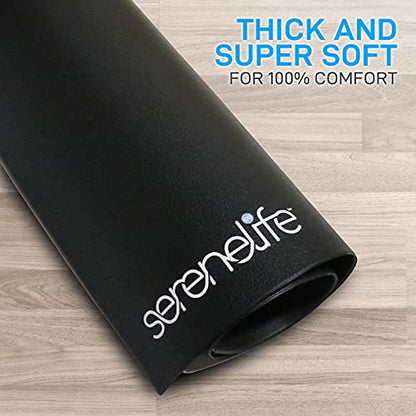 SereneLifeHome Premium Portable Fitness Exercise Mat - size: One Size