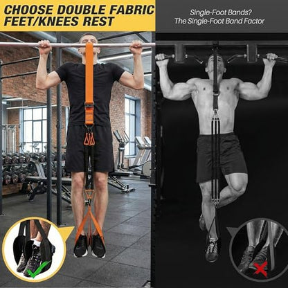 Pull Up Assistance Bands, Heavy Duty Adjustable Resistance Bands for Pull Up Bar WorkoutStrength Training Bands for Home Gym, Calisthenics, Body Stretching & Pull-Up Bar