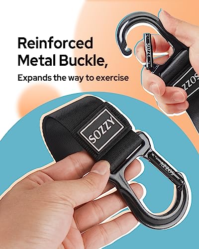 Sozzy Door Anchor for Resistance Bands, Home Workout Equipment, Heavy Duty and Secure Design for Suspension Training, Rehab & Physical Therapy Ready
