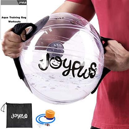 Aqua Bag Workout, Adjustable Training Bag and Power Bag with Water, Core and Balance Trainer, Portable Stability Fitness &Full Body Exercise Equipment for Weight