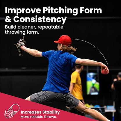 Grady's Pitching School Weighted Velocity Training Ball Set – Seam & Seamless Options for Pitching & Arm Strength + Set of 6 Balls + Carrying Case - style: Flats
