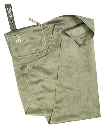 GEAR AID McNett Tactical PT Pod Microfiber Towel for Workouts and Fitness, 20" x 32" - color: Od Green
