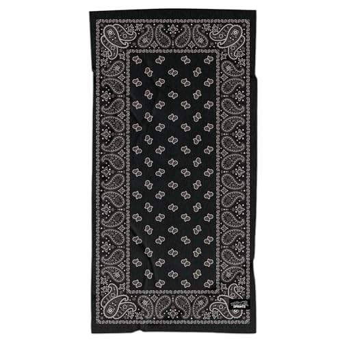 Sprints Athletic Running Towel, Full-Sized, Car Seat Cover - Performance Microfiber (Paisley Probs) - color: Paisley Probs W/ Snaps