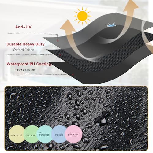 Weight Bench Cover - Exercise Workout Bench Cover Waterproof Protective Covers for Sit-Up Board, Black - size: 45"L×12"W×16"H