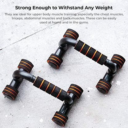 Boldfit Push Up Bar Stand For Gym & Home Exercise (Multicolor)