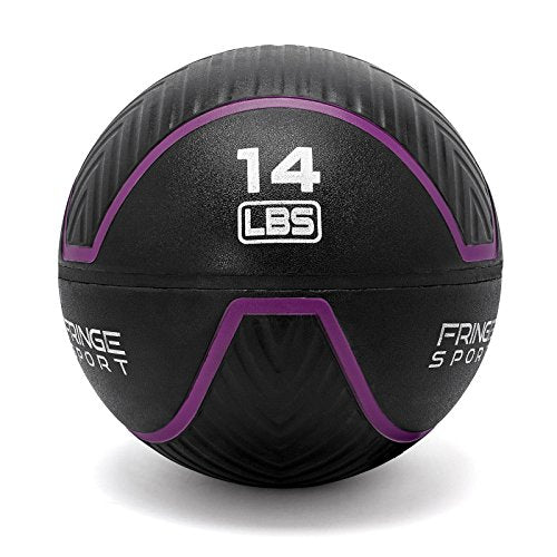 FringeSport Indestructible Medicine Ball/Ultra Durable Weighted Medicine Ball for Slamballs, Wallballs, and WODs