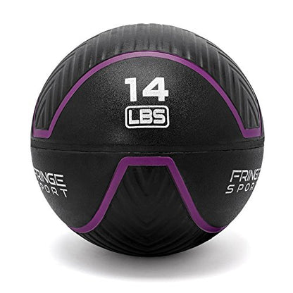FringeSport Indestructible Medicine Ball/Ultra Durable Weighted Medicine Ball for Slamballs, Wallballs, and WODs