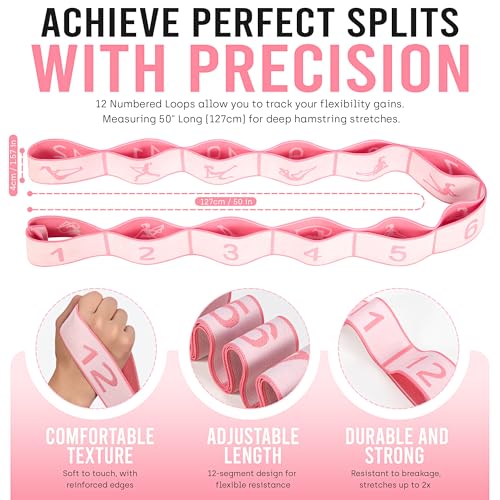 Adjustable Yoga Stick for Stretching & Balance, Upgraded Workout Pilates Equipment for Back Posture Corrector, 4-Section Steel Mobility Bar for Flexibility, Physical Therapy, Exercise Training