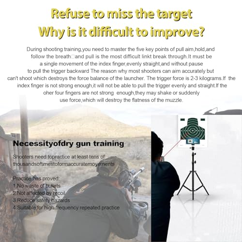 Trigger Trainer Dry Fire Practice Tool – Compact Shooting Rhythm and Training Device, Adjustable Resistance for Firearm Accuracy and Muscle Memory, for and Tactical Shooting