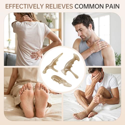 Manual Trigger Point Massage Tool Thumb Saver Deep Tissue Massage 3Pcs Set for Whole Body, Knot and Stress Relief Muscle Relaxation - color: 3pcs