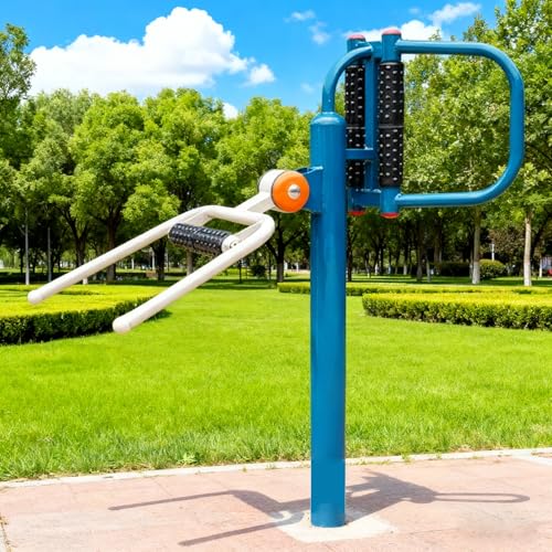 Back Exerciser,Lower Back AGER,Waist AGER with Sturdy Metal e,Outdoor Fitness Equipment for Core Strengthening and Stretching Balanced Body Exercises (A)