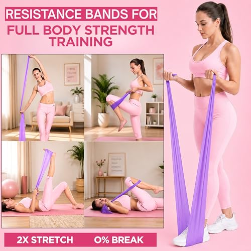 Pilates Kit for Women 22-in-1, Pilates Equipment Set with 14.5"Pilates Ring, Resistance Bands, Pilates Ball, Ankle Weights, Exercise Sliders, Grip Socks & Knee Pads For Yoga, Complete Home Workout Set