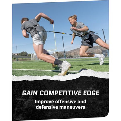 Adjustable Dual Agility Training Belt with Audible Feedback - Versatile Speed and Reaction Drill Trainer for Baseball, Softball, and Multi-Sport Agility