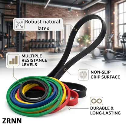 Resistance Bands, Pull Up Assistance Bands Set for Men & Women, Exercise Workout Bands for Working Out, Pull Up Bands, Body Stretching, Physical Therapy, Muscle Training