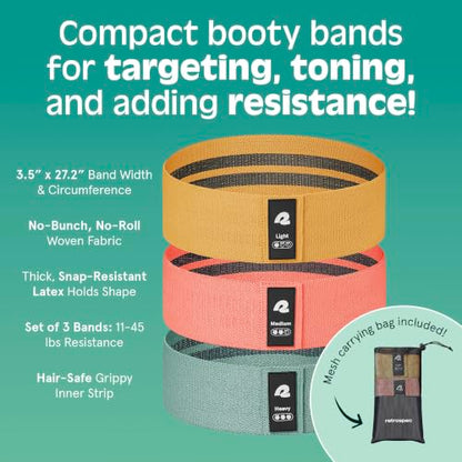 Retrospec Engage Resistance Booty Bands - color: Beach Bum
