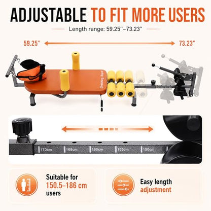 Multifunctional Full Body Traction Bed, Cervical Spine Stretcher Traction Spine Lumbar Massage Traction Table Back Stretch Decompression Machine for Tension Relief & Body Aches Pains, Massage