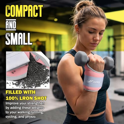 Wrist Weights with Thumb Loops Lock for Women Men 1 Pair 2 3 4 5 6 LBS Arm Weight Ankle Weights Weighted Gloves for Running Walking Jogging Physical Therapy Home Gym Fitness Workout Cardio Exercises