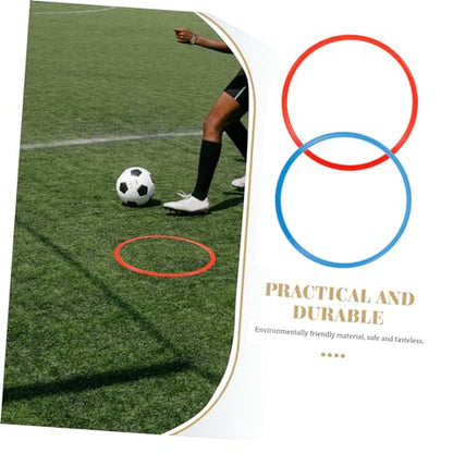 Garneck Pace Training Circle Set 6 Soccer Training Rings for Footwork and Muscle Strength Random