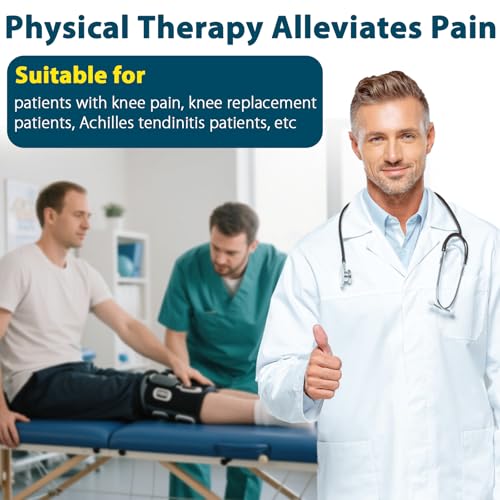 Hamstring Stretcher, Knee Extension Device, Adjustable Lower Back Stretcher, Calf Stretcher, Leg Stretcher and Hip Stretcher for Knee Pain Relief