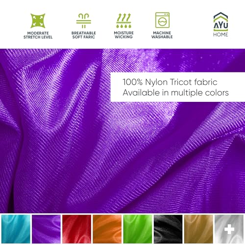 AyuHome Aerial Silks Kit for Home - Premium Yoga Swing for Adults with 660 lbs Capacity - Versatile Aerial Yoga Hammock for Gymnastics Training