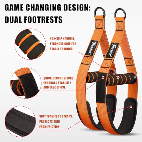 Pull Up Assistance Bands, Heavy Duty Resistance Bands with Handles, Exercise Band with Door Anchor, Adjustable Workout Band Set for Pull Up Bar, Full Body Strength&Muscle Training, Recovery, Home Gym