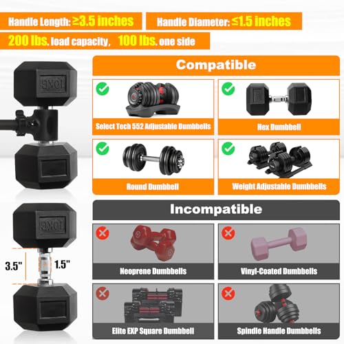 Dumbbell Barbell Converter Bar, Adjustable Weight Dumbbell to Barbell Converter, Easy Grip & Installation Weight Lifting Bar, Ideal for Strength Training Home Gym