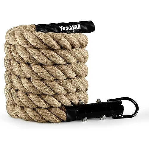 Yes4All Gym Climbing Rope for Fitness & Strength Training, Climbing Exercises & Home Workouts