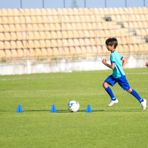XIHIRCD 20pcs Soccer Cones, 3.15 Inch Mini Practice Cones Sports Cones Field Markers Cones Basketball Cones Training Cones for Outdoor Indoor Basketball Football Footwork Training