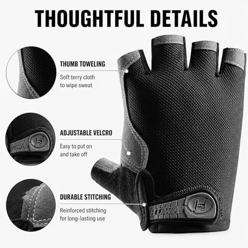 Sports Half-Finger Gloves for Men and Women - Outdoor Cycling, Fitness, Breathable, Driving, Fishing, and Biking Gloves