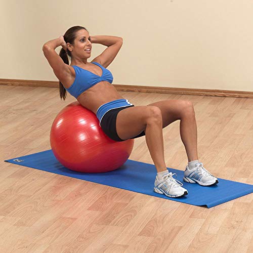 Body-Solid Soft Weighted Toning Ball Pregnant Womens Exercise Balls, for Yoga, Pilates, Fitness and Strength Training, Latex Free - 500lb Weight Capacity