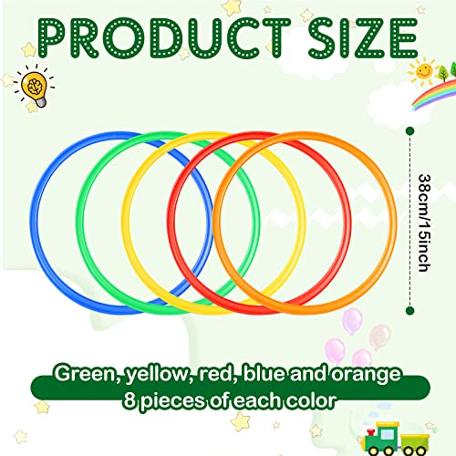 Agility Rings Speed and Agility Training Rings Exercise Speed Circle Jumping Hoops for Training Toss Equipment