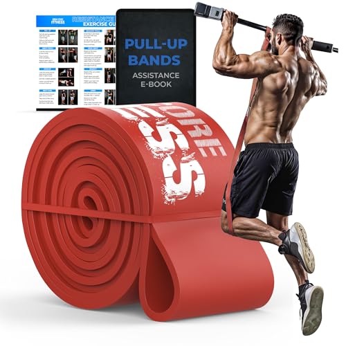 Pull Up Assistance Resistance Bands - Long Loop Power Bands for Men and Women - Strength Power Flexibility Training at Home & Gym - Ebooks & Workout Chart Included by Iron Core Fitness