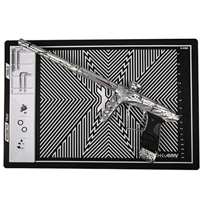 HK Army MAGMAT Magnetic Paintball Tech Mat - color: Black/White