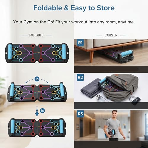 15 in 1 push up board for men solid Home Workout Equipment for Chest & Arm Strength Training, Multi-Functional Pushup Stands System for Men & Women, Portable Fitness Equipment for Fat Burn & Muscle Building