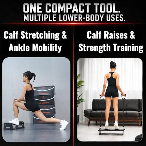 Calf Raise Block, Height & Angle Adjustable — Versatile Home Gym Workout Platform for Calf Raises, Calf Stretching, Ankle Mobility & Resistance Band Training, 880 lbs Capacity