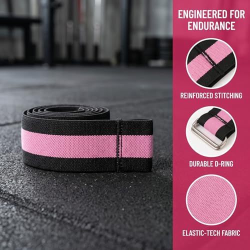 1Pair Resistance Training Bands Set, Adjustable Compression Straps for Lower Body Exercise, Glute Activation and Fitness Workout