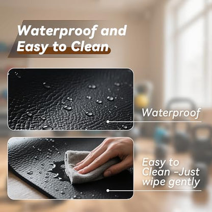 Walking Pad Mat – 68" x 24", 1/4" Thick Treadmill Mat for Carpet Floors - size: 68"L x 24" W x 0.24"Th
