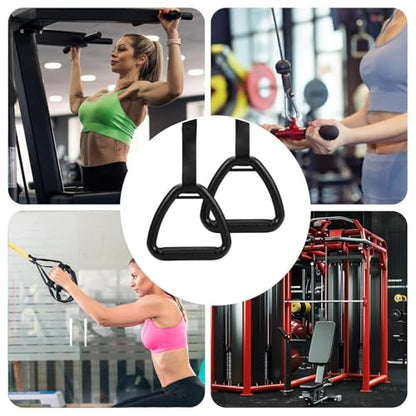 Pull Up Rings Gymnastics Calisthenics Training Equipment - color: 1M