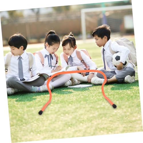 Beaupretty 3pcs Plastic Sports Agility Hurdles 15cm Speed Training Obstacles for Soccer Football Youth Agility Drills and Footwork Practice
