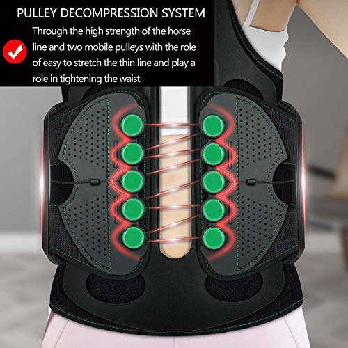 TLSO Thoracic Full Back Brace for Men Women for Kyphosis, Post Op Recovery, Compression Fractures, Scoliosis, DDD, Herniated Discs, Adjustable Thoracic Lumbar Spine Support (Size Large)