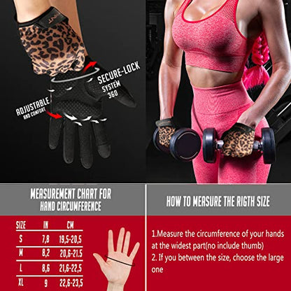 Ventilated Workout Gloves for Women Men Full Finger.Weight Lifting Gloves with Full Palm Vent & Breathable Mesh Back for Gym, Weightlifting, Fitness, Exercise,Training.Cycling