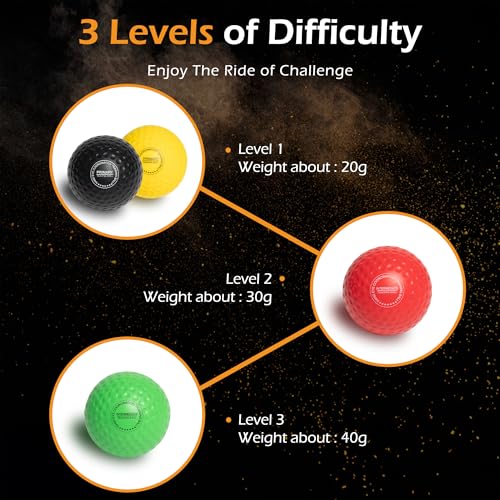 Boxing Reflex Ball for Adults and Kids, 4 Levels Boxing Ball with Adjustable Headbands, Perfect for Reaction, Agility, Punching Speed, Fight Skill and Hand Eye Coordination Training - style: Set-1