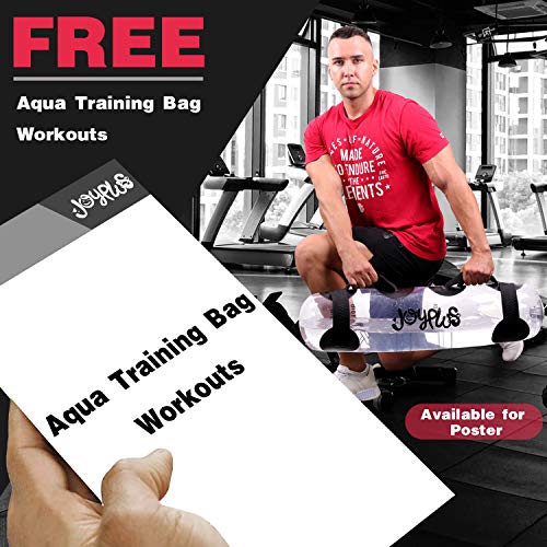 Aqua Bag Workout, Adjustable Training Bag and Power Bag with Water, Core and Balance Trainer, Portable Stability Fitness &Full Body Exercise Equipment for Weight
