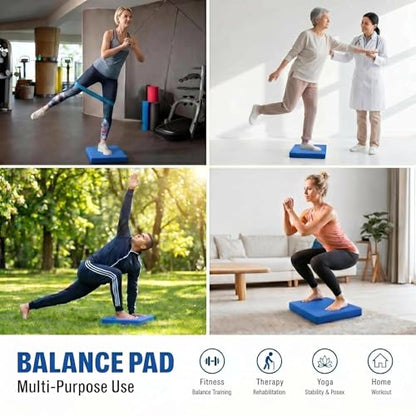 Stability Trainer Pad - Foam Balance Exercise Pad Cushion for Therapy, Yoga, Dancing Balance Training, Pilates,and Fitness