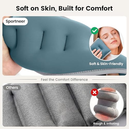 Sportneer Ankle Wrist Weights for Women Men, Pair of 1/2/4/6/10 LB Wearable Leg Arm Weights for Walking, Running, Pilates, Strength Training, Physical Therapy & Home Fitness